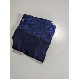 Athleta Leggings Womens Size M Dark Blue Capri Leggings Yoga Workout Pants